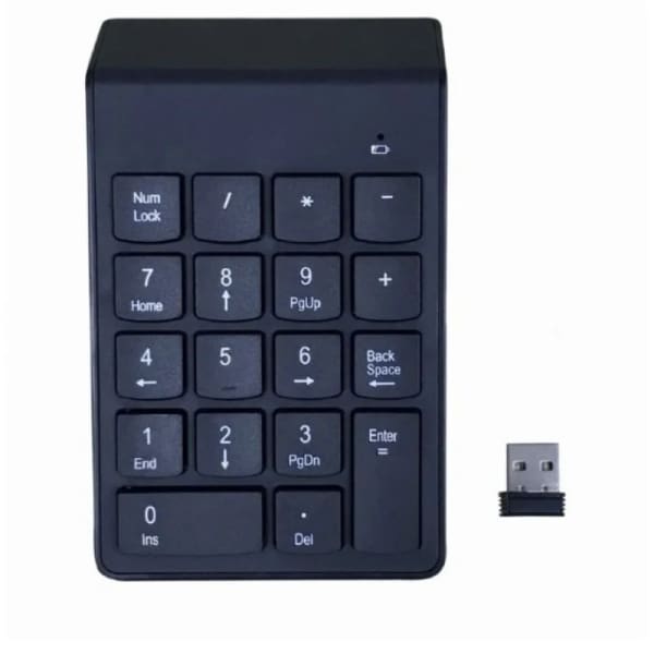 Pavé Numérique Sans Fil Gembird – (NoirKpd-w-02) Pavé Numérique Sans Fil Gembird – (NoirKpd-w-02)